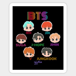 Bangtan fanart Sticker